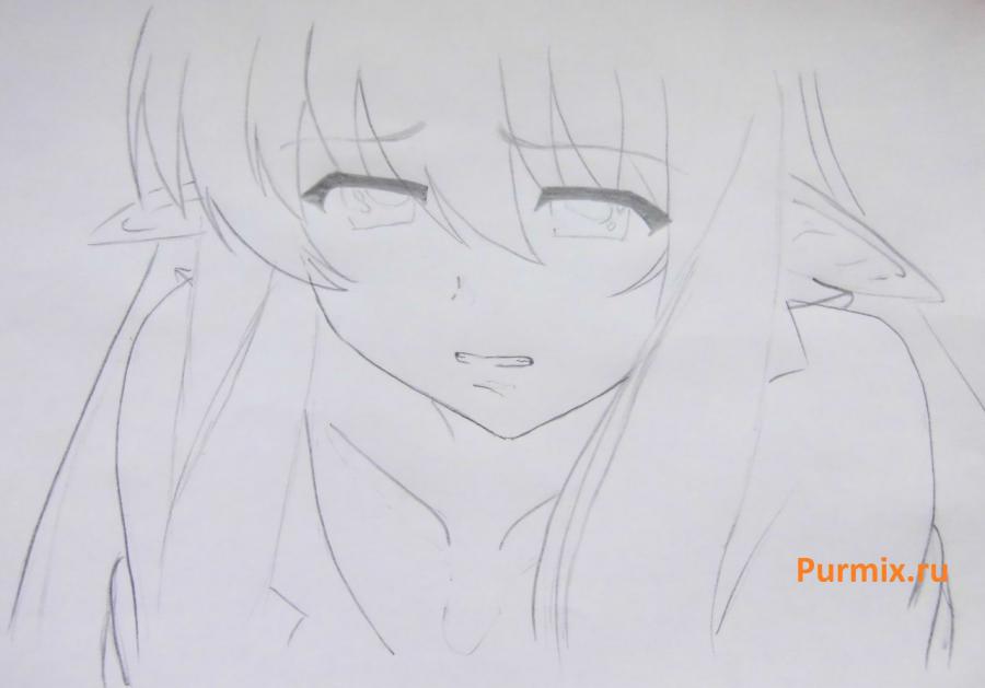 Рисуем Тифанию из аниме Zero no Tsukaima