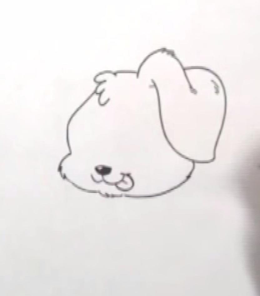 Рисуем рождественского щенка в стиле чиби простым