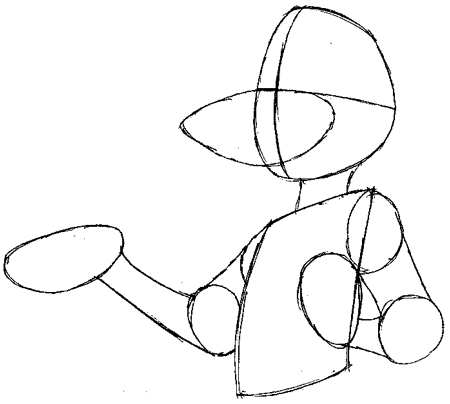 Рисуем мышь Бэзил из Великий мышиный сыщик