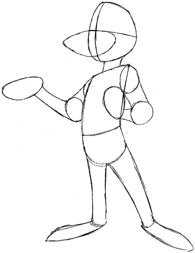 Рисуем мышь Бэзил из Великий мышиный сыщик