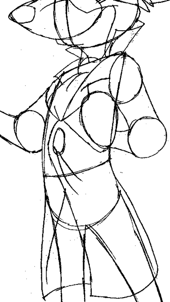 Рисуем мышь Бэзил из Великий мышиный сыщик