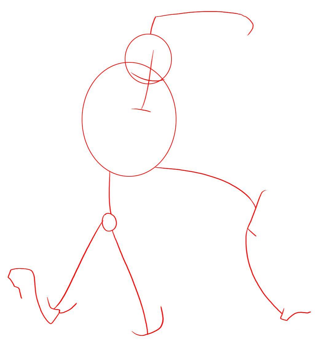 Рисуем лего железного человека - шаг 1