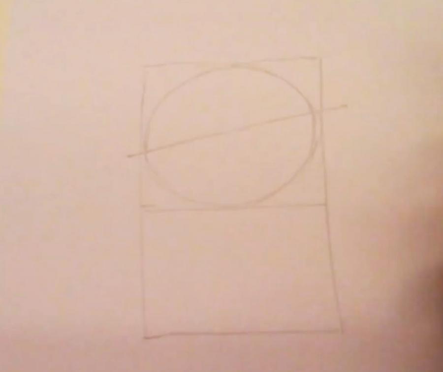 Рисуем покемона Чеспина - шаг 1