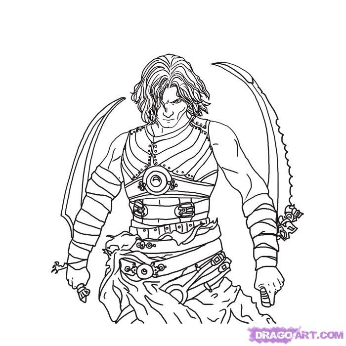 Рисуем принца Персии (Prince of Persia) на бумаге