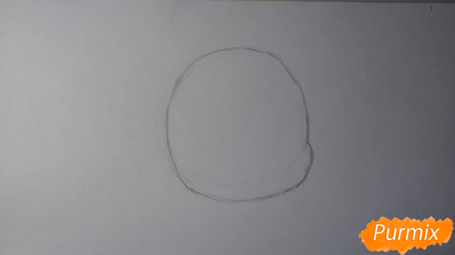 Рисуем Пикси из комикса Пикси и Брут - шаг 1