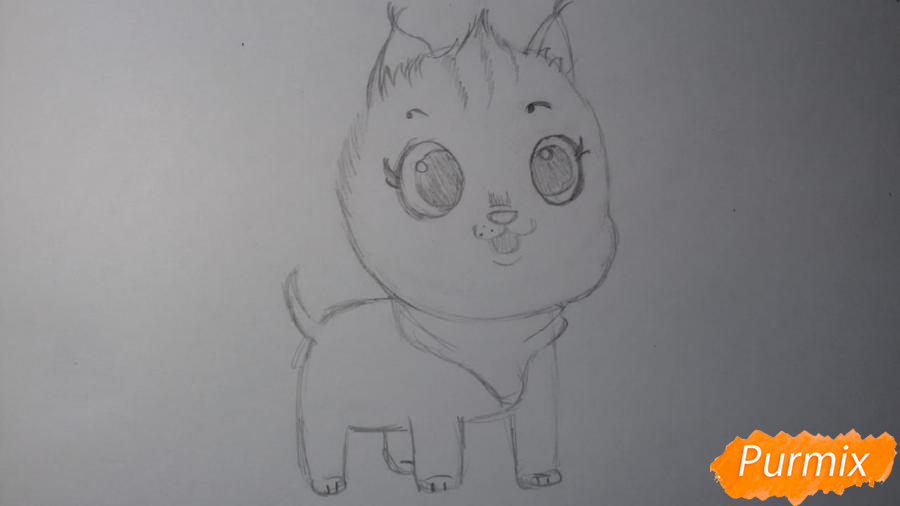 Рисуем Пикси из комикса Пикси и Брут - шаг 4