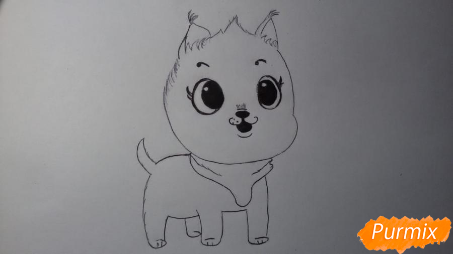 Рисуем Пикси из комикса Пикси и Брут - шаг 5