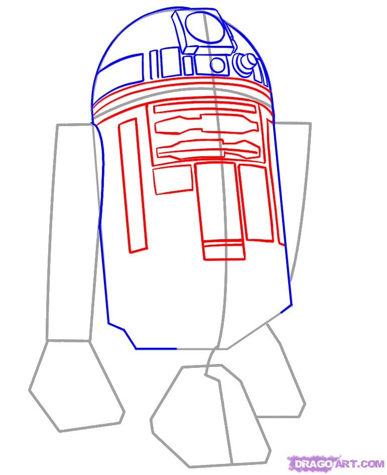 Рисуем Эр-два-дэ-два (R2-D2)